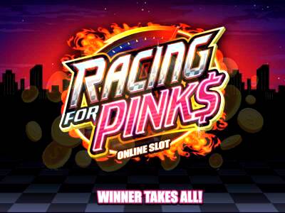 Top Slot Game of the Month: Racing for Pinks Slot Logo