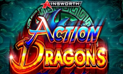 Action Dragons Title Logo 2 Ainsworth