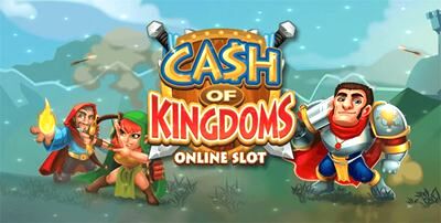 Cash of Kingdoms Online Slot Machine Logo 590x