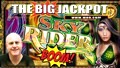 24 Free Game$ Sky Rider Jackpot Handpay $100