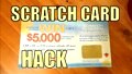 Scratch Card Hack Trick - How to Win $5000 Without