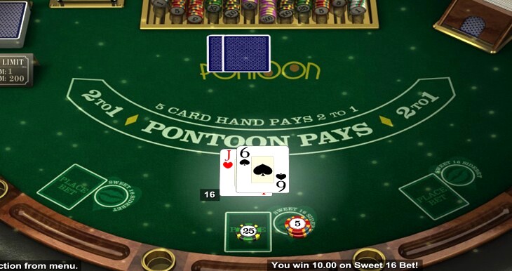Pontoon Blackjack Game