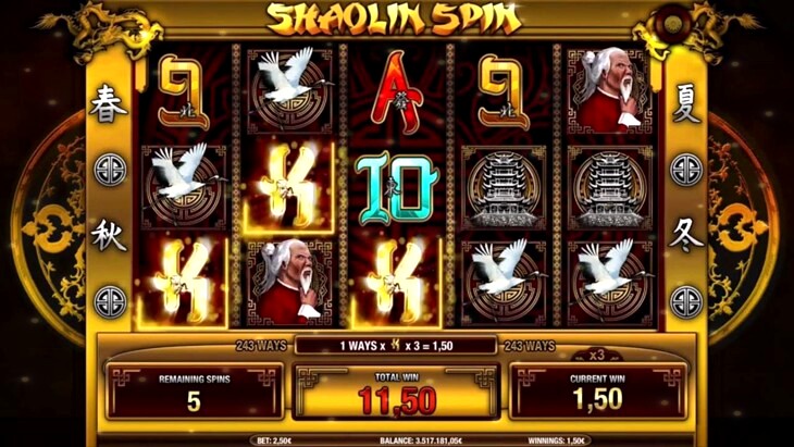 Shaolin Spin Slot Machine