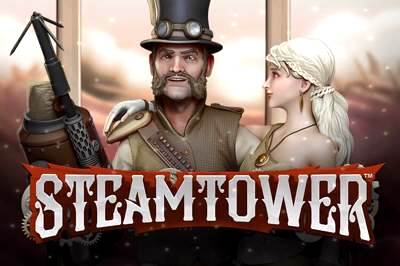 Top Slot Game of the Month: Steam Tower Slot Logo