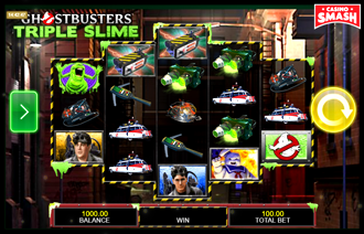 Ghostbusters Triple Slime Slot Machine