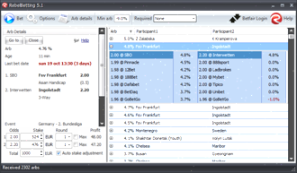 Live Arbitrage Betting Strategy