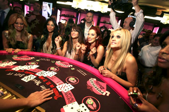 Playing Blackjack in Las Vegas