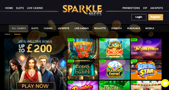 Sparkle Slots Bonus