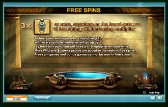 Sphinx Gold Slot Machine Online