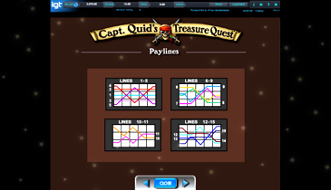 Captain Quid's Treasure Chest Slot
