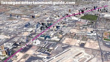 Las Vegas Casino Strip Map
