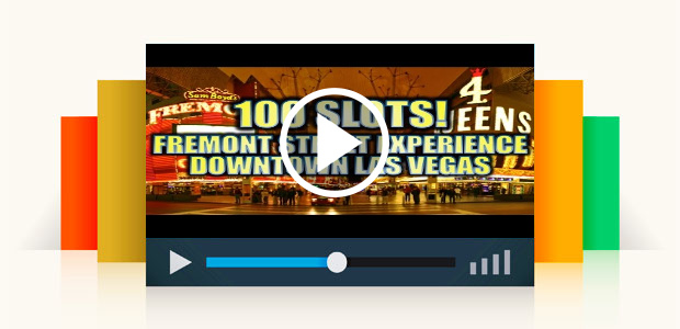 100 Slot Machines!!! Vegas Fremont Street