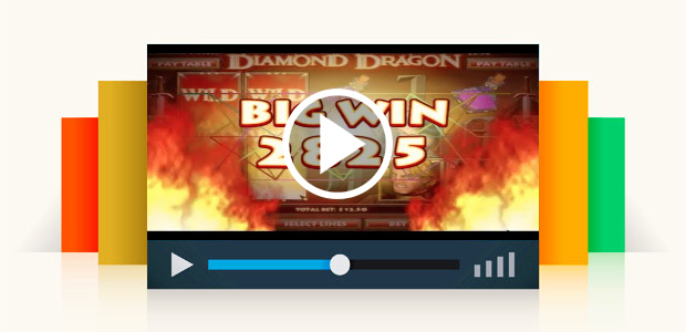 41 - Big Win! Café Casino - Diamond Dragon Slot Game