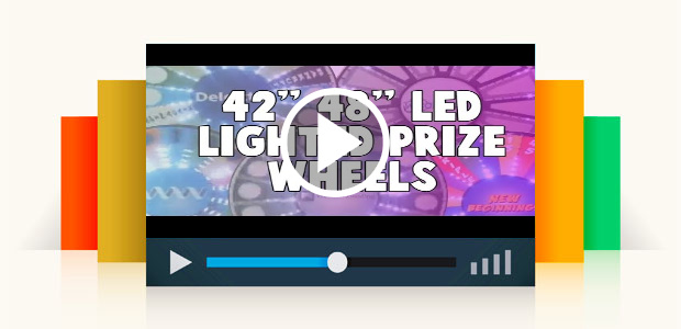 42"-48" Led Lighted Prize Wheels