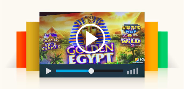 Golden Egypt Slot Machine Bonus-live Play