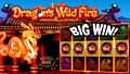 Big Win on Dragon's Wild Fire Slot - £1.60 Bet