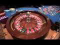 Roulette Wheel Spinning in Las Vegas Casino the Dealer