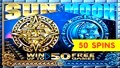 Sun & Moon Slot - Big Win Bonus - 50 Free Games