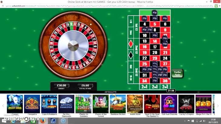 20p Roulette Free Play