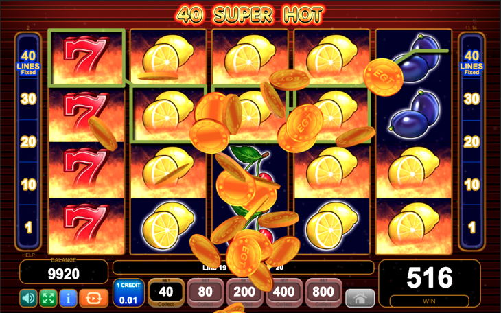 40 super hot slot free play