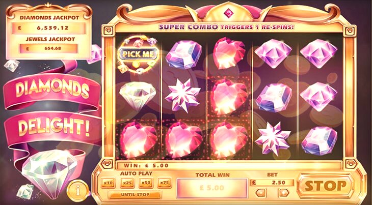 777 Diamonds Slot Machine Online