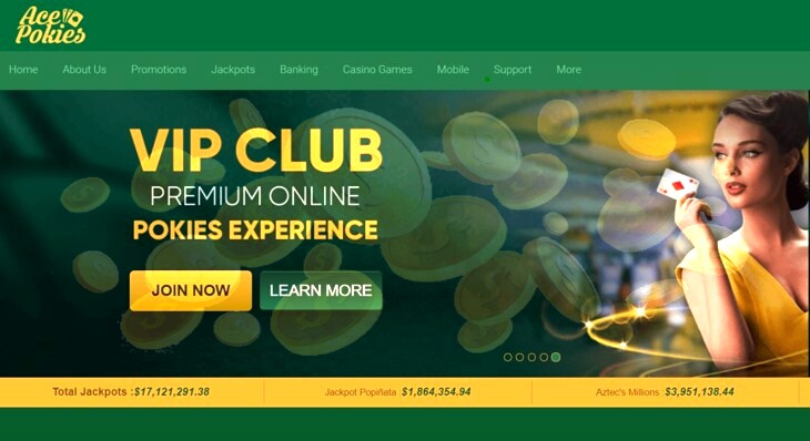 Ace Pokies Casino Review