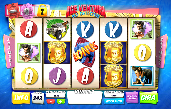 Ace Ventura Slot Machine