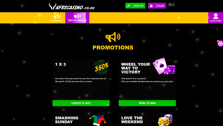 Africasino Casino Review