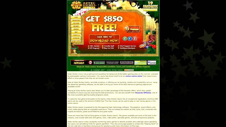 aztec riches casino online