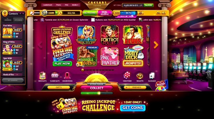 is ceasars slot app real money