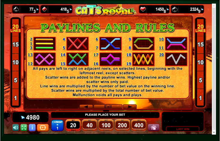 Royal reels slot wins