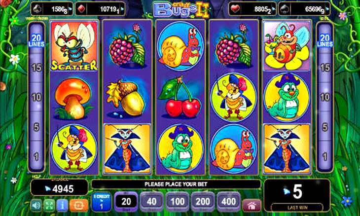Crazy Gems Slot Machine Online