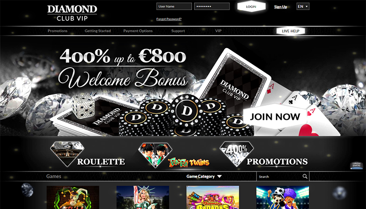 vip club online casino