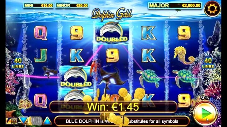 Dolphin Gold Stellar Jackpots Slot