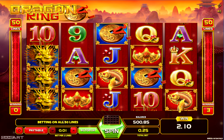 Dragon cash pokie machine for sale