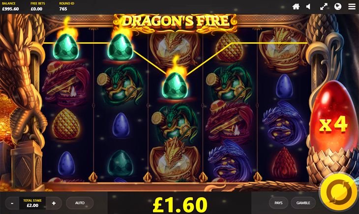 Dragons Fire Free Play