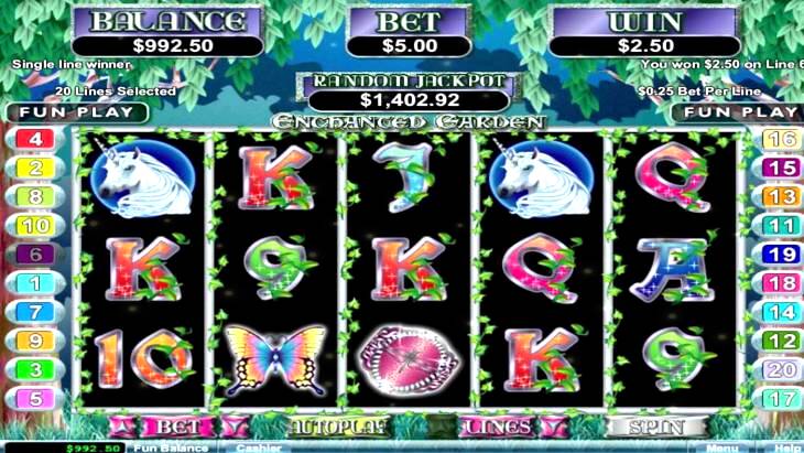 is there slot machines in gardens casino