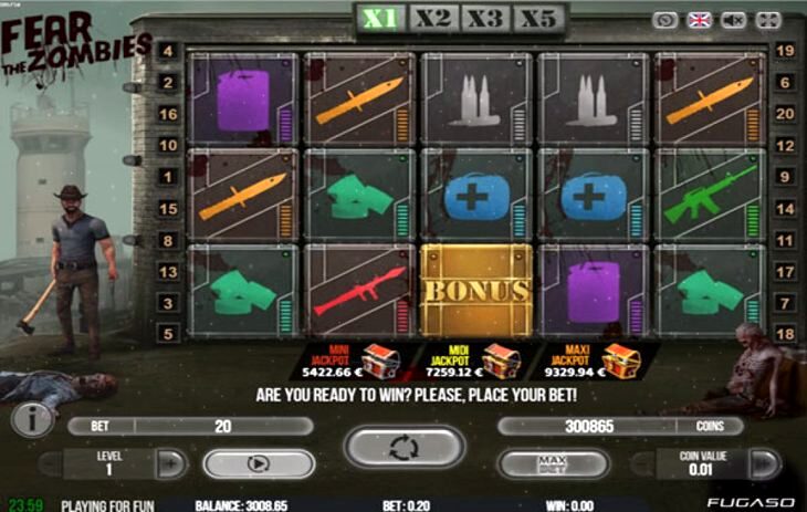 Fear the Zombies Slot Machine