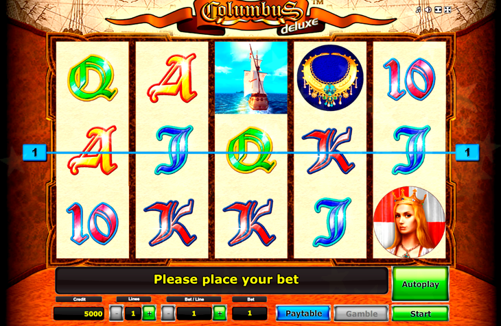 Free Columbus Deluxe Slot Machine