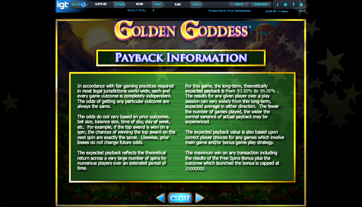 Free Online Slots Golden Goddess