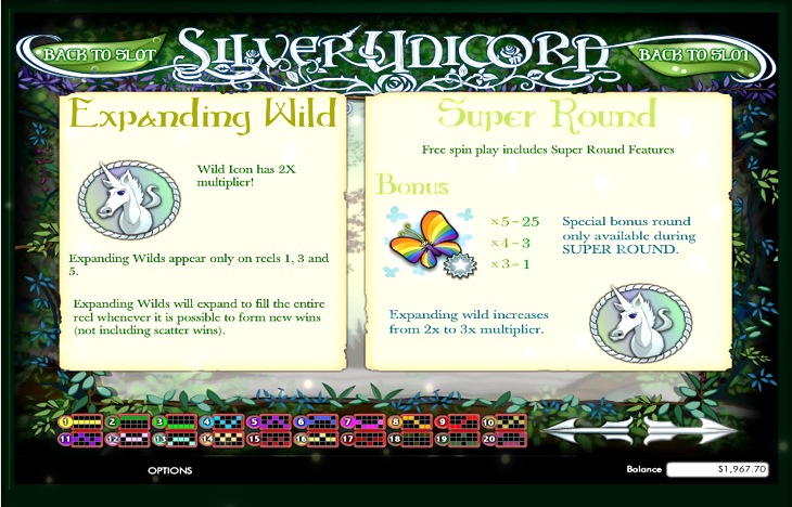 Free Silver Unicorn Slot Machine