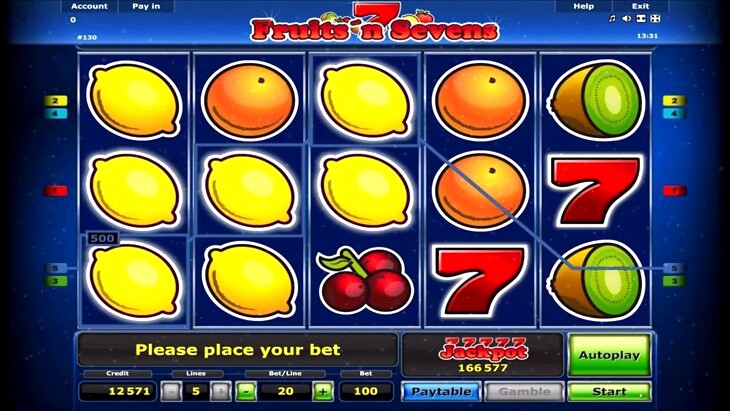 Fruits 'n Sevens Slot