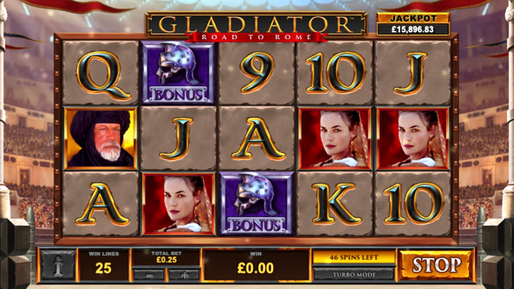 Gladiator Road to Rome Slot