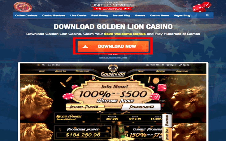 Golden Lion Casino Mobile Download