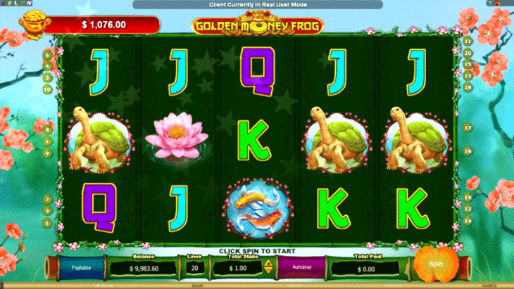 Golden Money Frog Slots