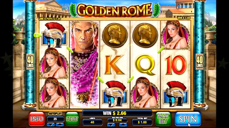 Golden Rome Slot Machine