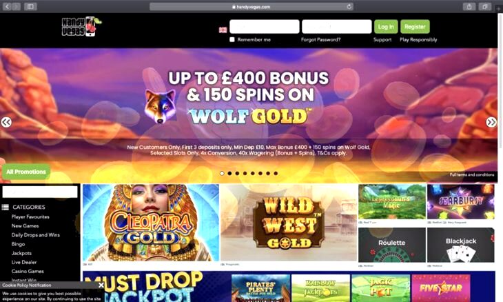 Handy Vegas Casino Review