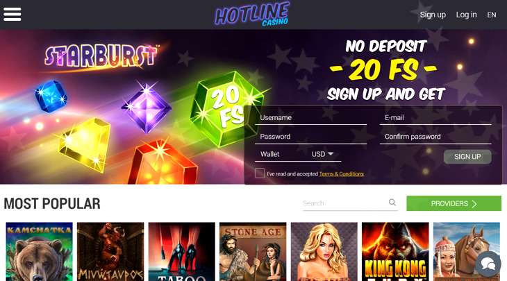 Hotline Casino No Deposit