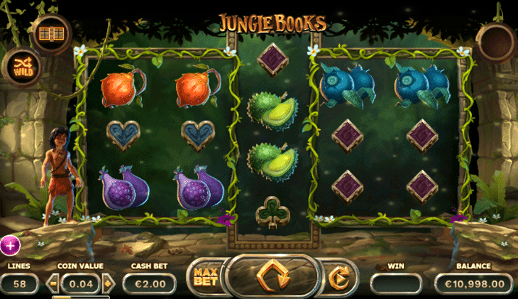 Jungle Books Slot Machine Online