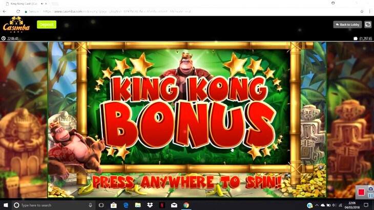 King Kong Cash Slot